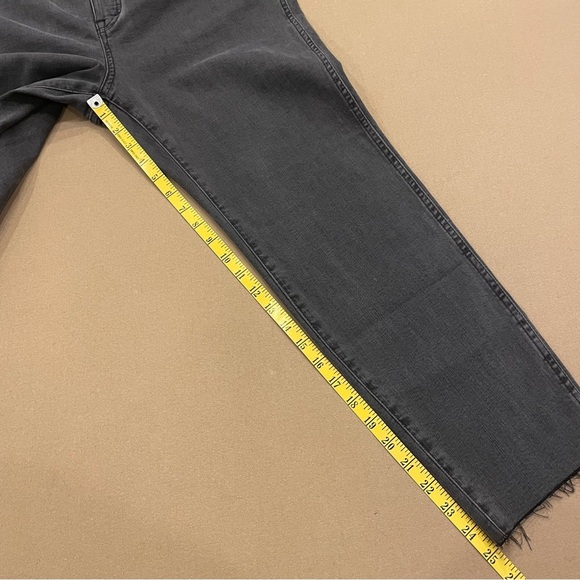Women’s Madewell Dark Gray Wash Stovepipe Jeans Size 32P New With Tags - Picture 13 of 13